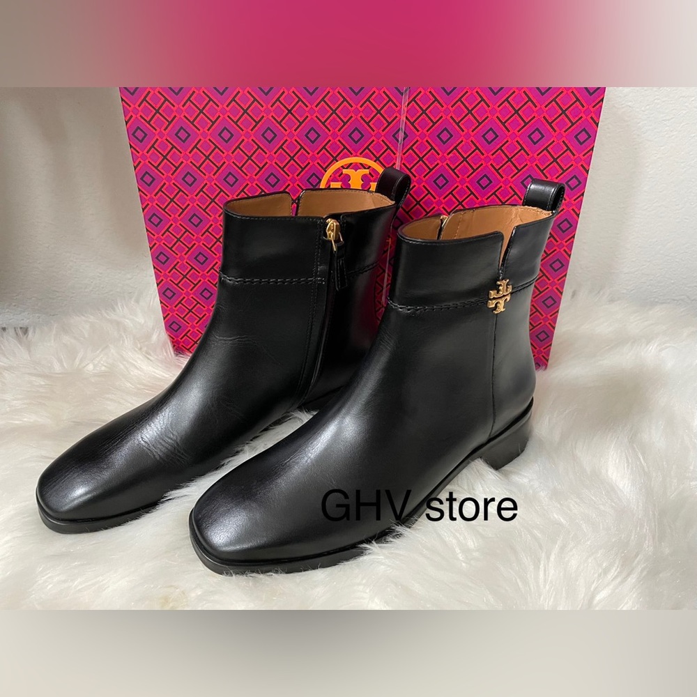 Tory Burch Black Ankle Boots